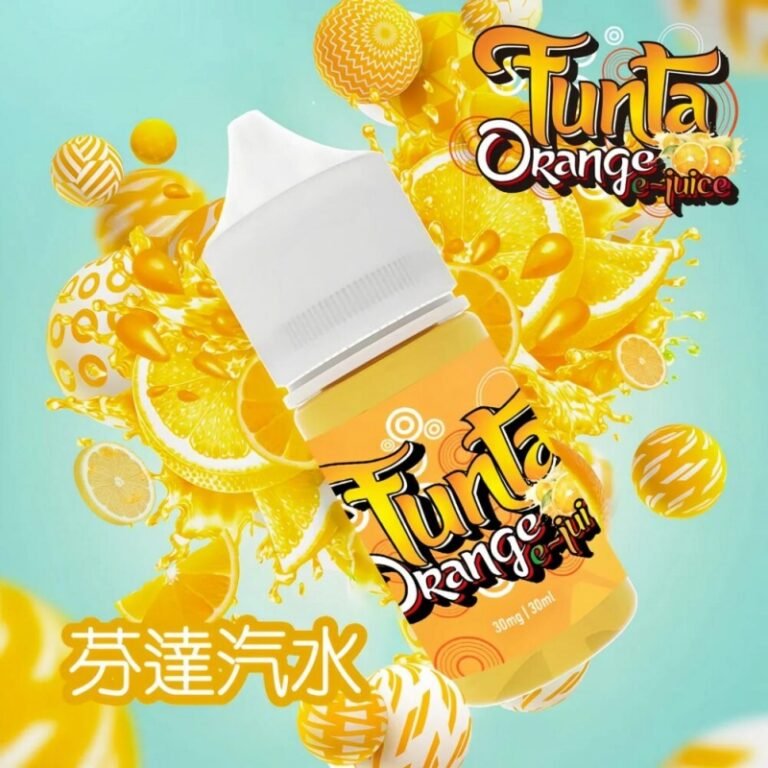 Funta芬達橘子汽水煙油30ml|3%尼古丁氣泡飲風味 FUNTA芬達汽水風味煙油